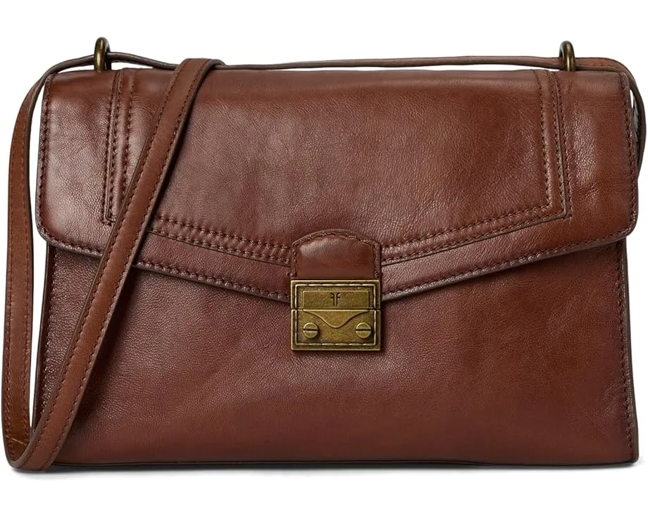 Сумка через плечо Alex Flap Shoulder из кожи с латунной застежкой Frye