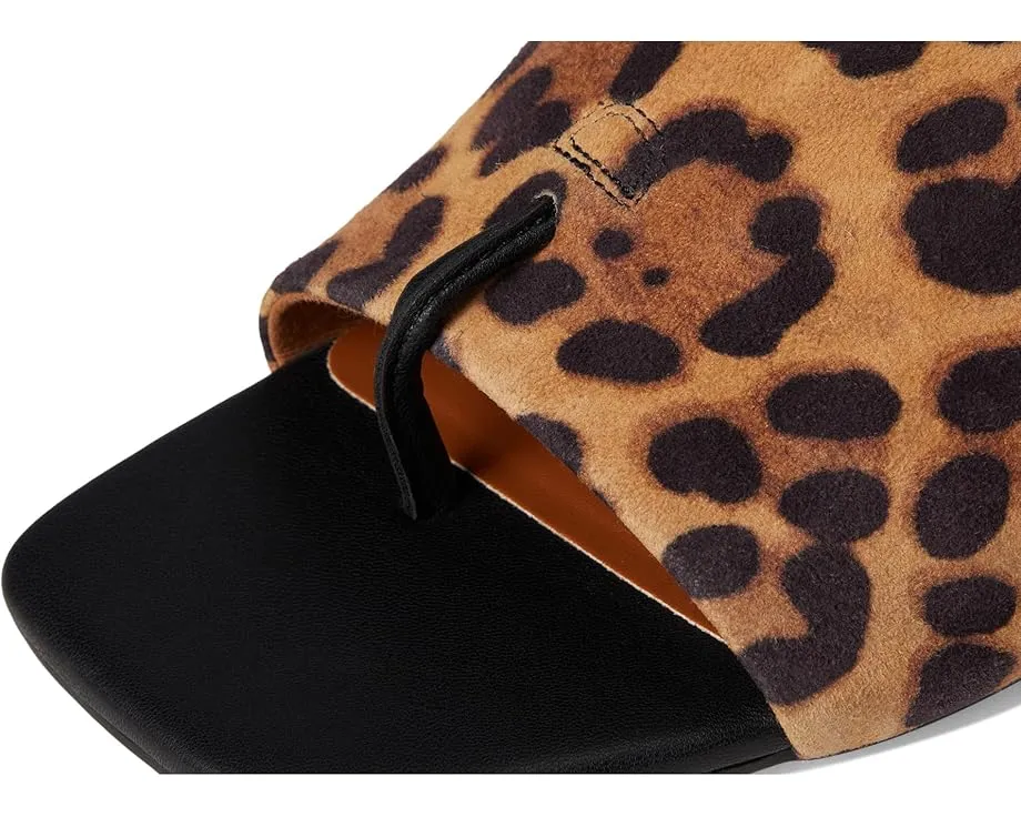 Босоножки Franco Sarto Loran на квадратном каблуке с принтом под животное