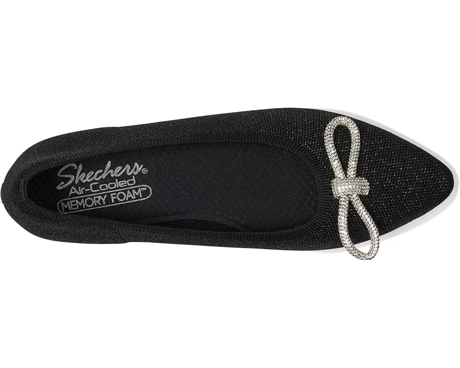 Туфли Skechers Cleo Point Glitzy Haze с бантом и стелькой Memory Foam