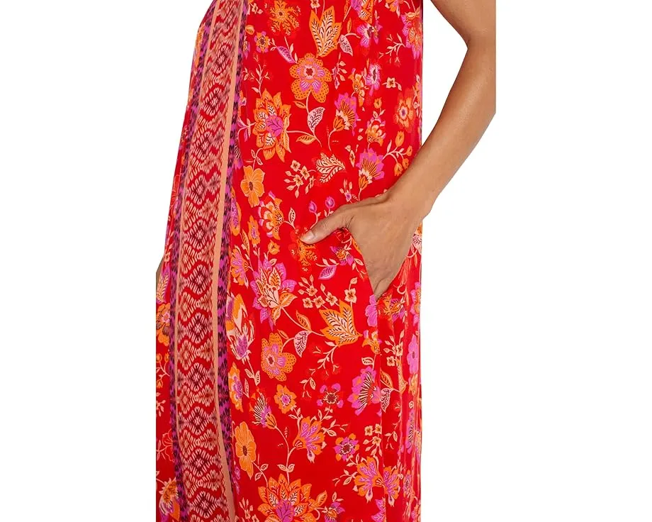 Макси-платье Liverpool Los Angeles Spaghetti Strap Woven с карманами