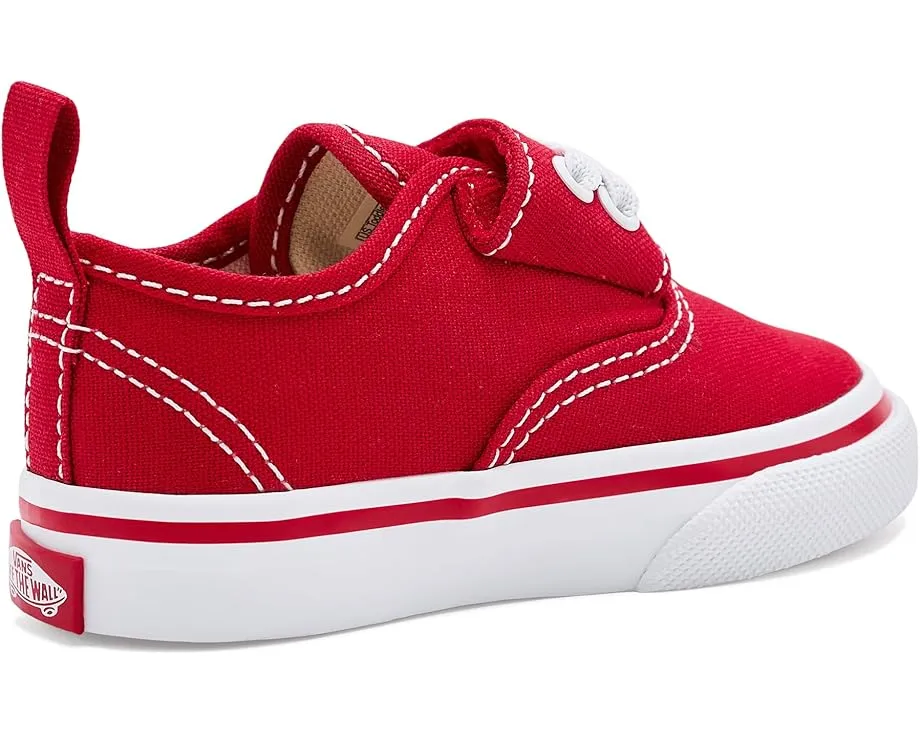 Детские кеды Vans Kids Authentic Elastic V на липучке с эластичными шнурками