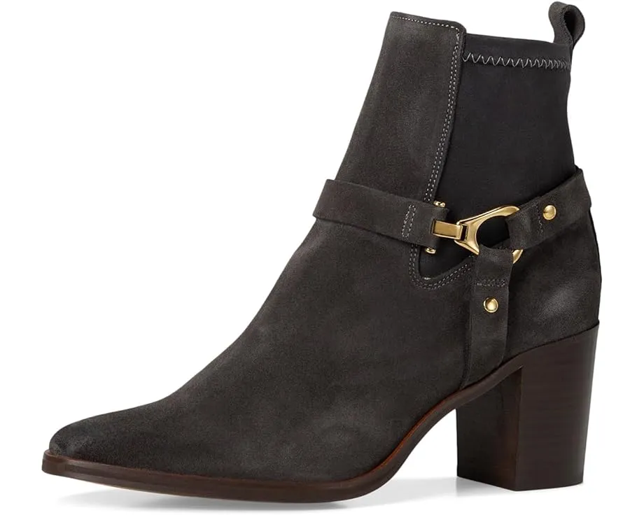 Ботильоны Andre Assous Royal из натуральной кожи с деревянным каблуком