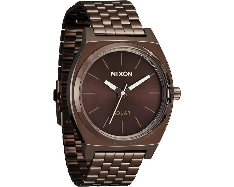 Солнечные часы Nixon Time Teller Solar с пятизвенным браслетом