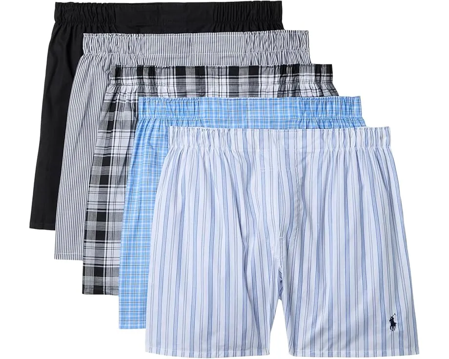 Комплект боксеров Polo Ralph Lauren Classic Fit Woven 5 штук
