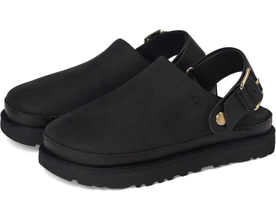 UGG Goldenstar Villa Clogs из нубука с регулируемым задним ремешком