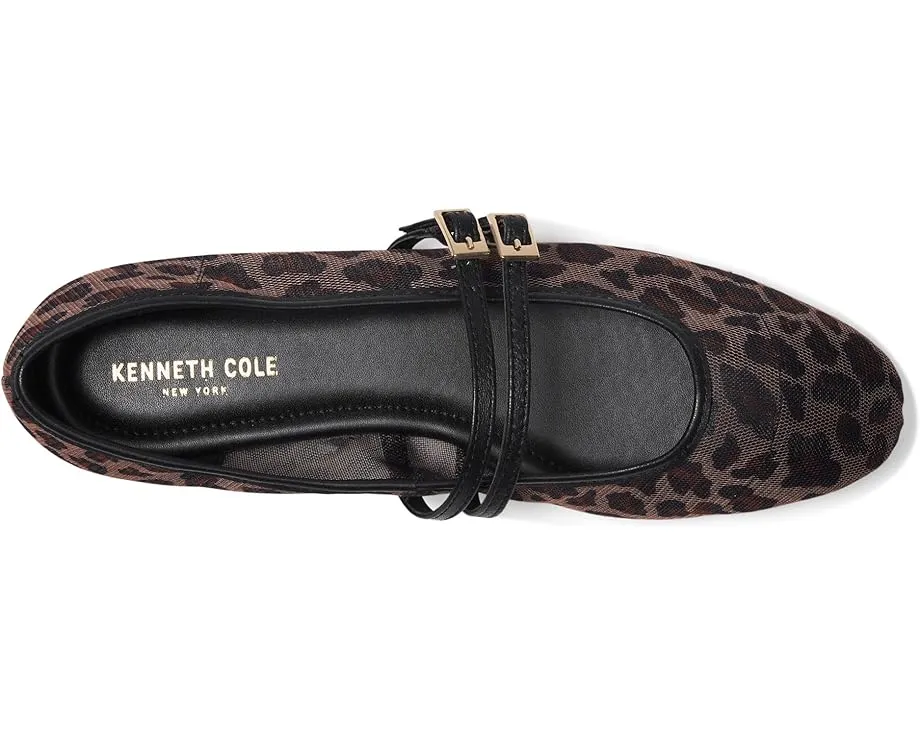 Балетки Kenneth Cole New York Mackenzie из леопардовой сетки с миндальным носком