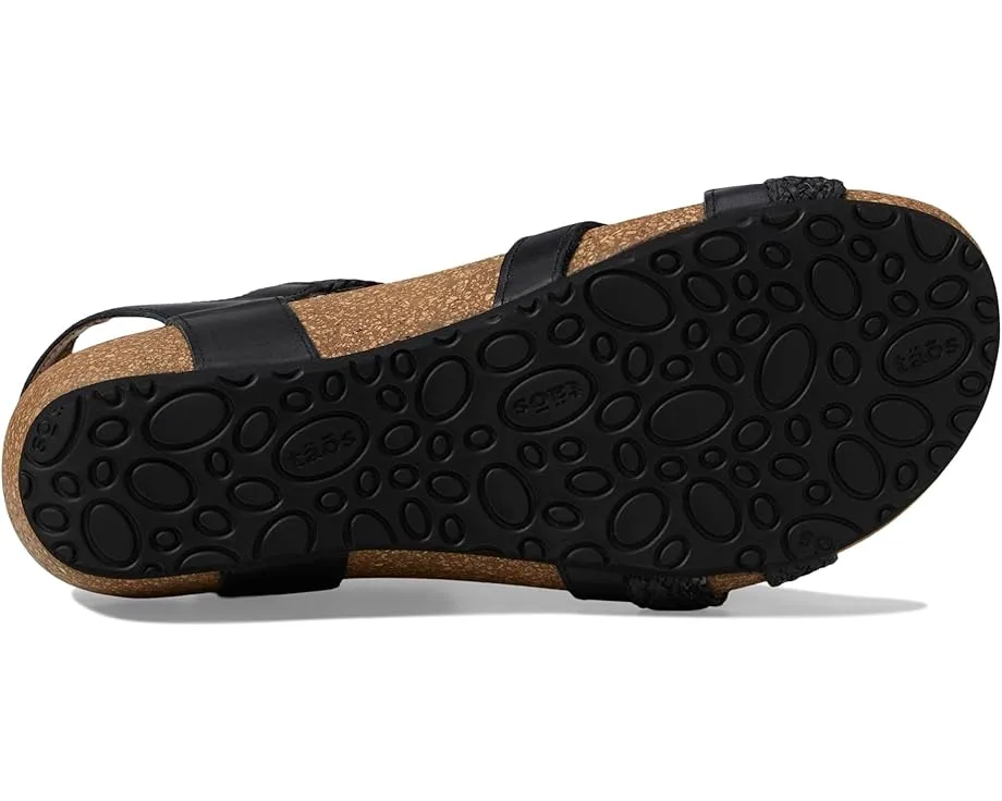 Кожаные сандалии Trulie с открытым носком и регулируемыми застежками