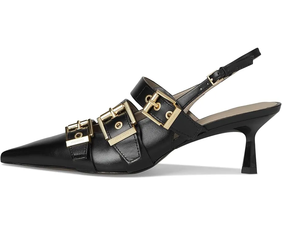 Босоножки AllSaints Vivian на низком каблуке с застежкой на пряжке и острым носком