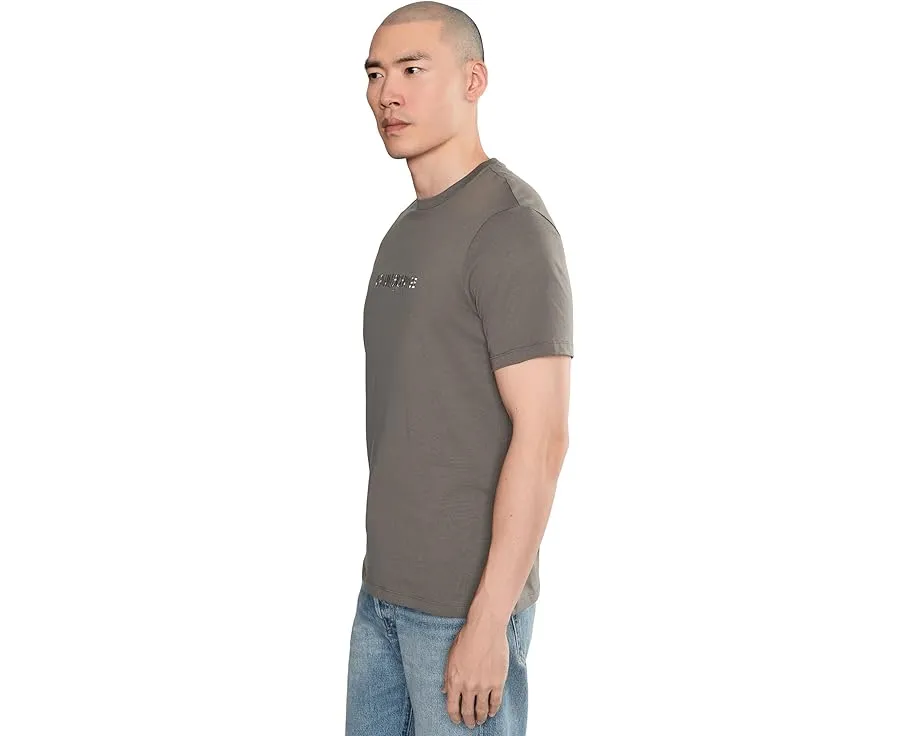 Футболка Armani Exchange Ombre Logo с градиентным принтом