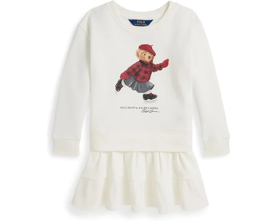 Платье Polo Ralph Lauren с медвежонком из флиса для малышей и детей