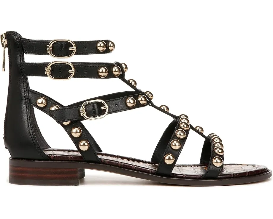 Плоские сандалии Sam Edelman Estella с заклепками и ремешком на щиколотке