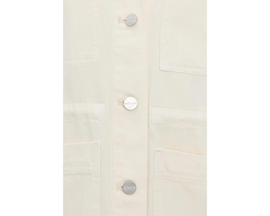 Куртка Greenhouse из хлопка с капюшоном и внутренним карманом Sanctuary