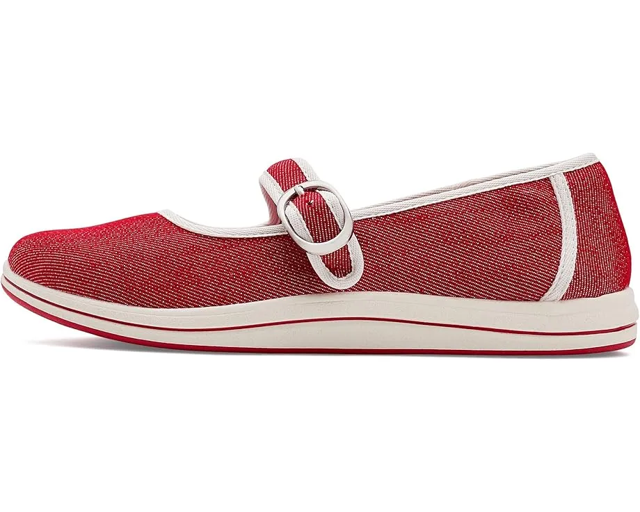 Балетки Breeze Janey от Clarks с регулируемой пряжкой и стелькой Cloudsteppers