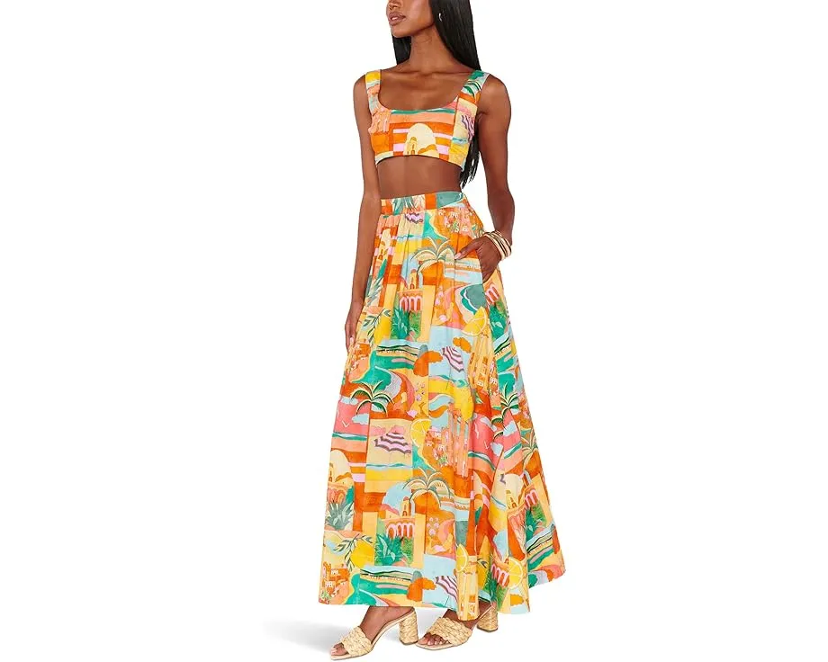 Кроп-топ Pisa Top от Show Me Your Mumu с квадратным вырезом и облегающим кроем