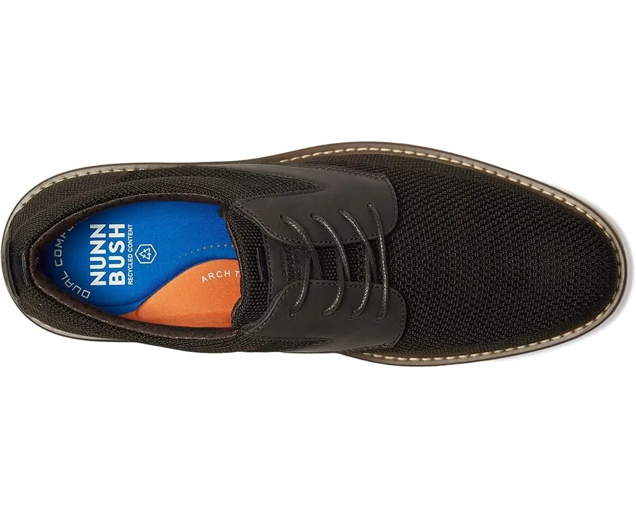 Nunn Bush оксфорды Griff с круглым носком и вязаным верхом для комфорта