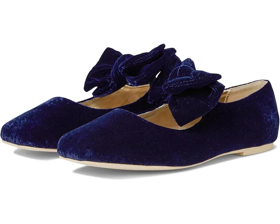 Детские балетки Janie and Jack с бантом и регулируемой пряжкой на щиколотке