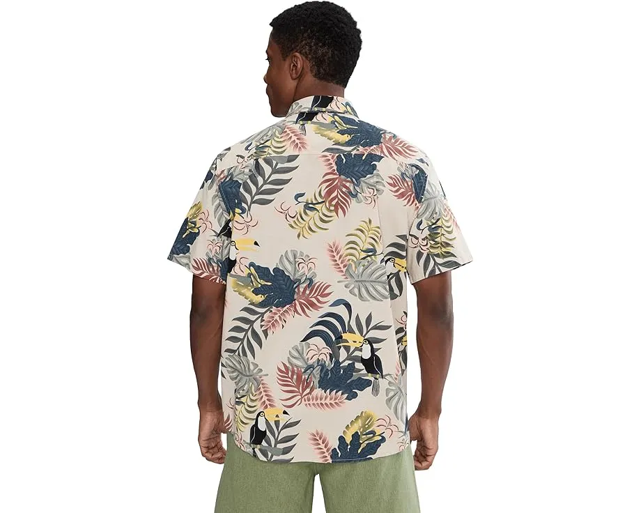 Hurley Lido Stretch Рубашка с коротким рукавом и карманом для очков