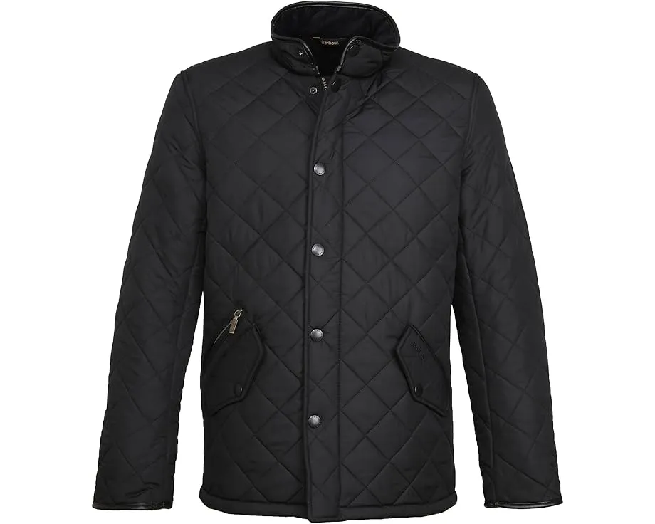Стеганая куртка Barbour Powell Quilt с флисовой подкладкой и кордюровым воротником