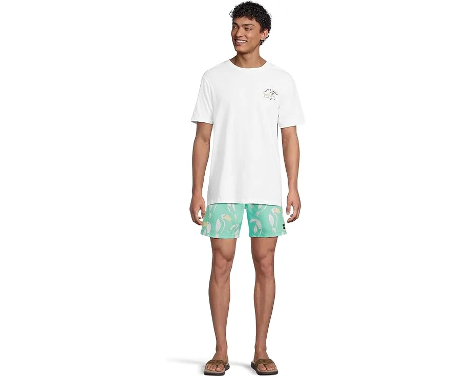 Плавки Hurley Cannonball Volley 17 дюймов (43 см) с водоотталкивающим покрытием