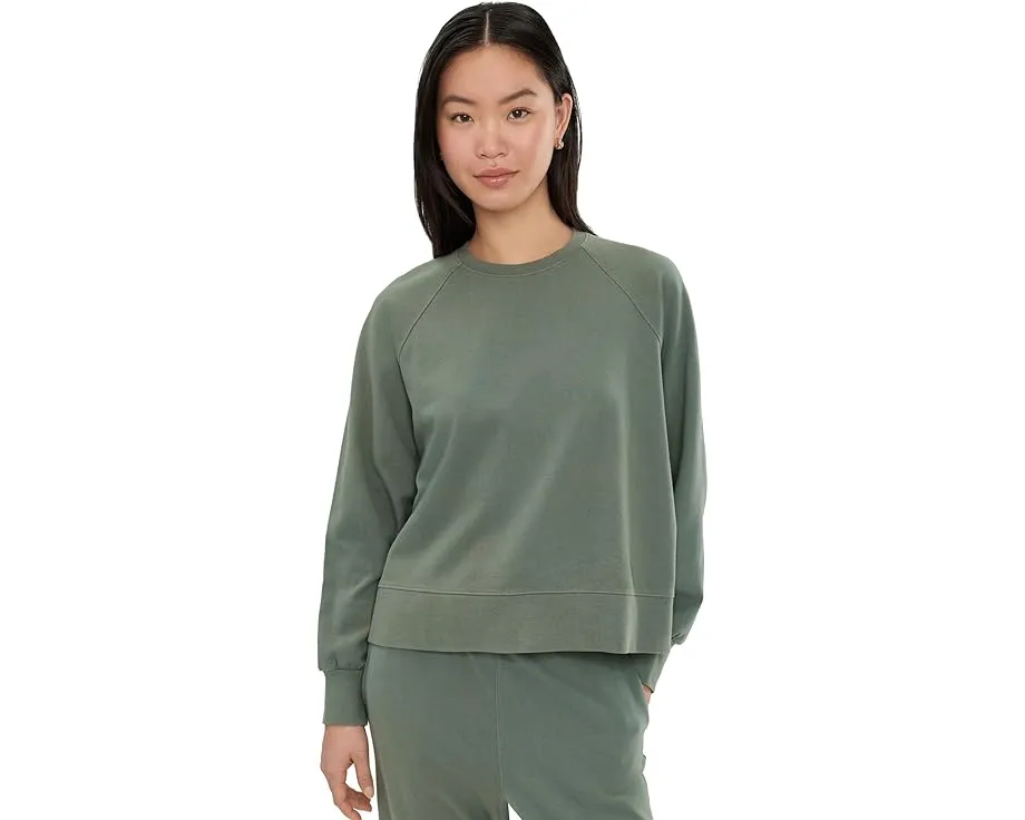 Свитшот PACT CloudKnit Raglan Crew с регланом из органического хлопка