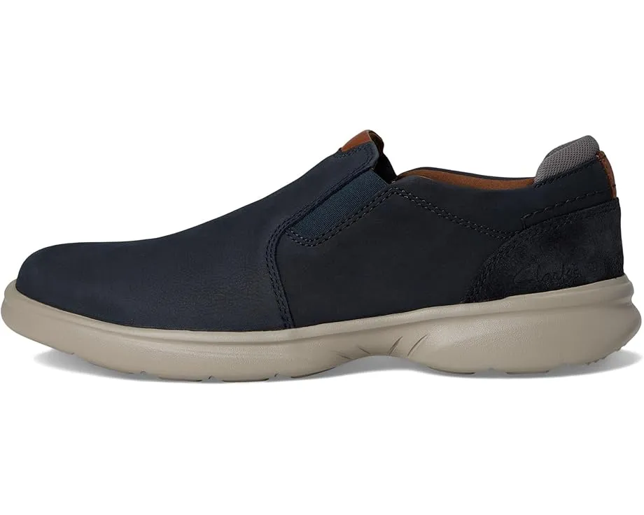 Мокасины Clarks Bradley Ease из нубука с эластичной вставкой