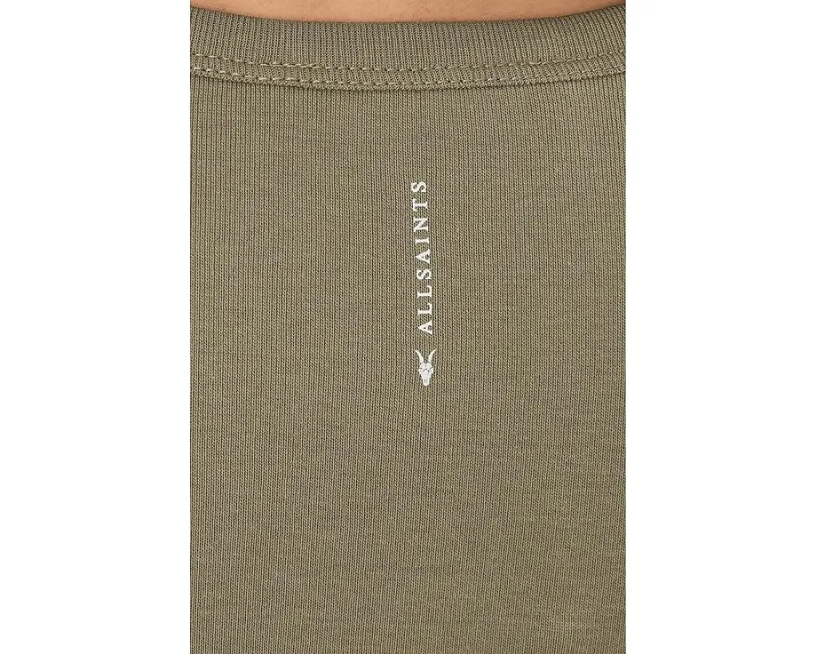 Футболка AllSaints Stevie из 100% хлопка с коротким рукавом и прямым подолом