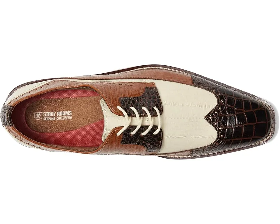 Stacy Adams Gallinari оксфорды Wingtip с принтом и кожаной подошвой