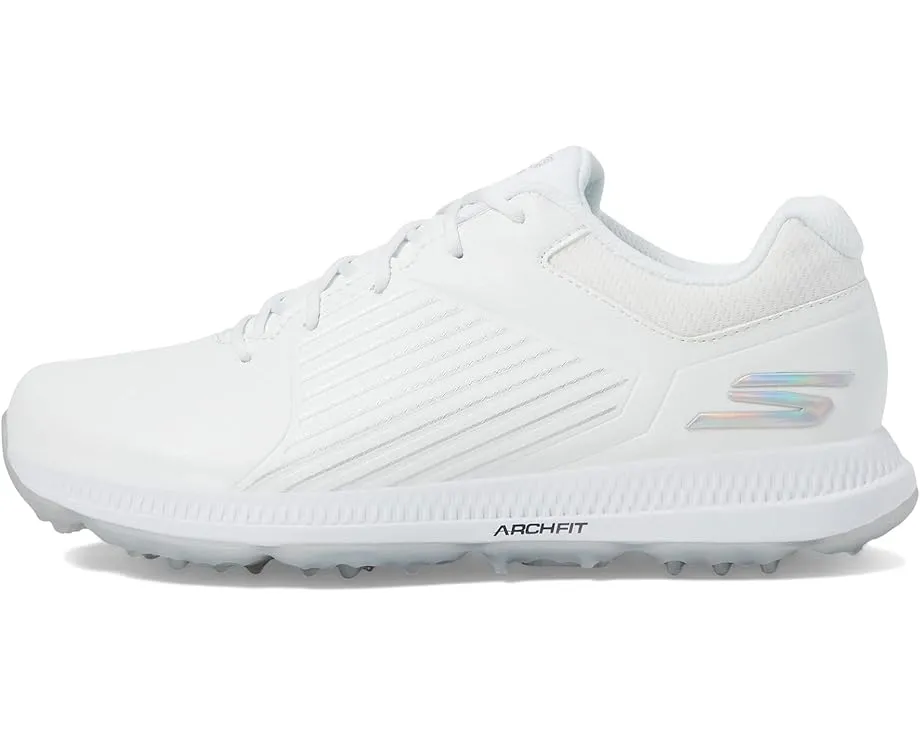 Skechers кроссовки для гольфа Go Golf Elite 5-GF белые с серебром