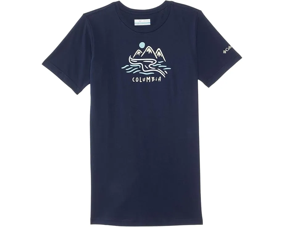 Детская футболка Columbia Mission Lake с коротким рукавом и принтом
