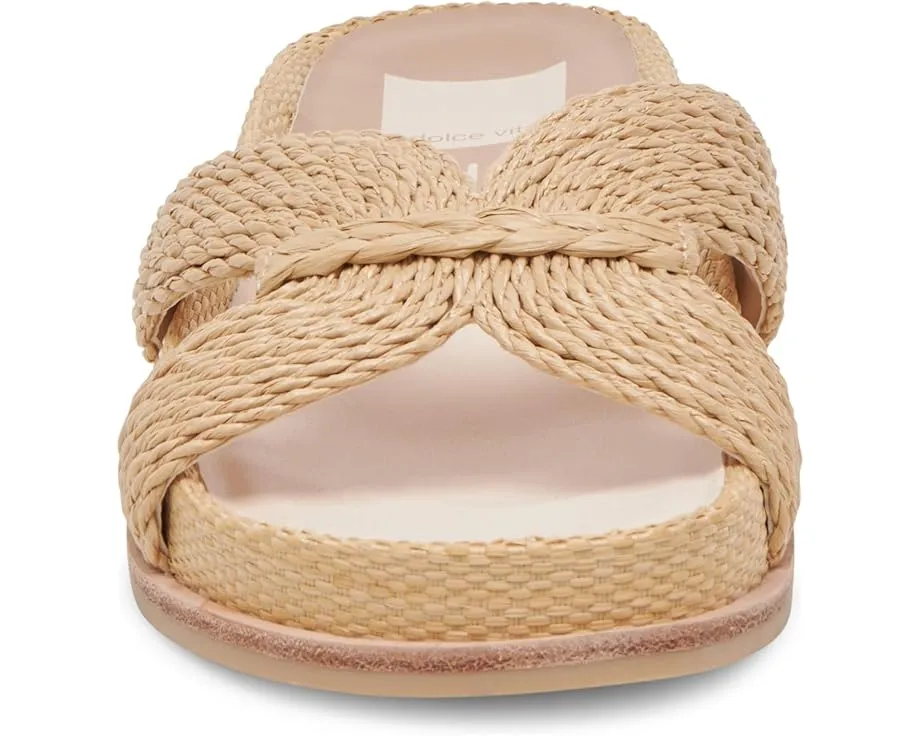 Балетки Dolce Vita Selda с контурной стелькой и ремешками из рафии