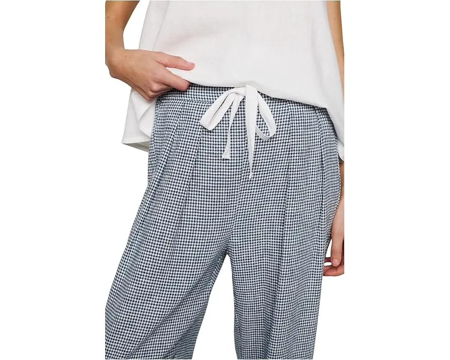 Широкие брюки Eberjey Linen Blend из льна и вискозы