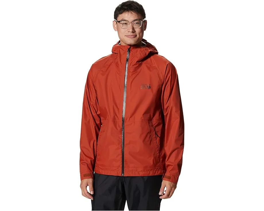 Mountain Hardwear Threshold куртка непромокаемая с вентиляцией под мышками и упаковываемая в карман