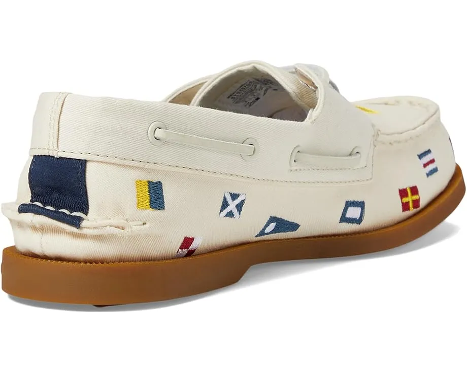 Кроссовки Sperry Authentic Original 2-Eye Seasonal с вышивкой и технологией Wave Siping