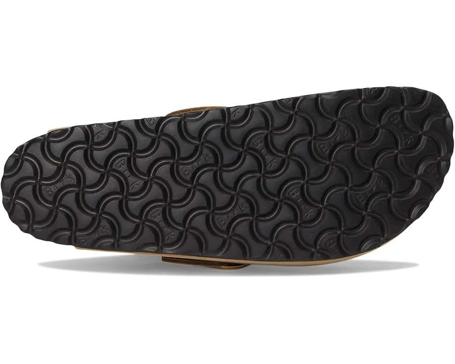 Клоги Birkenstock Boston Big Buckle из гладкой кожи с анатомической стелькой