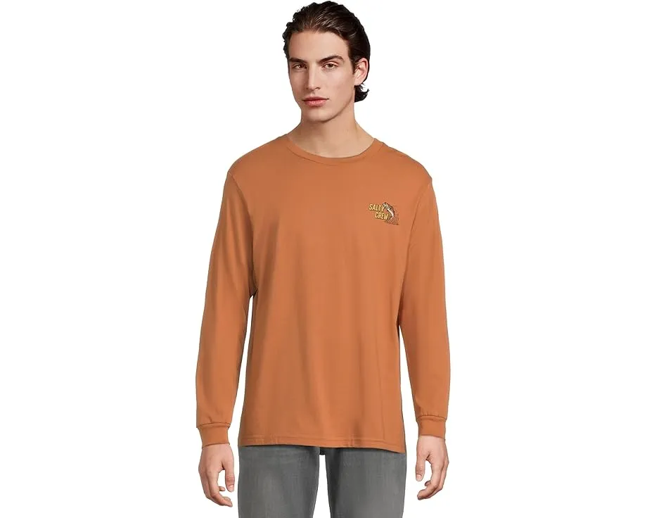 Футболка Live Bait с длинным рукавом Salty Crew из хлопка