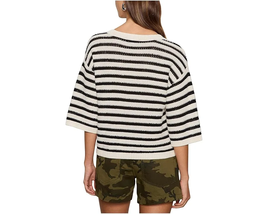 Футболка-свитер Sanctuary Elle с полосатым принтом и рельефной резинкой