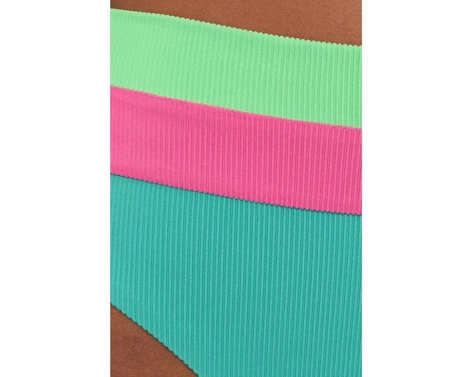 Бикини Beach Riot Heidi Bottom с цветными блоками и ребристой тканью