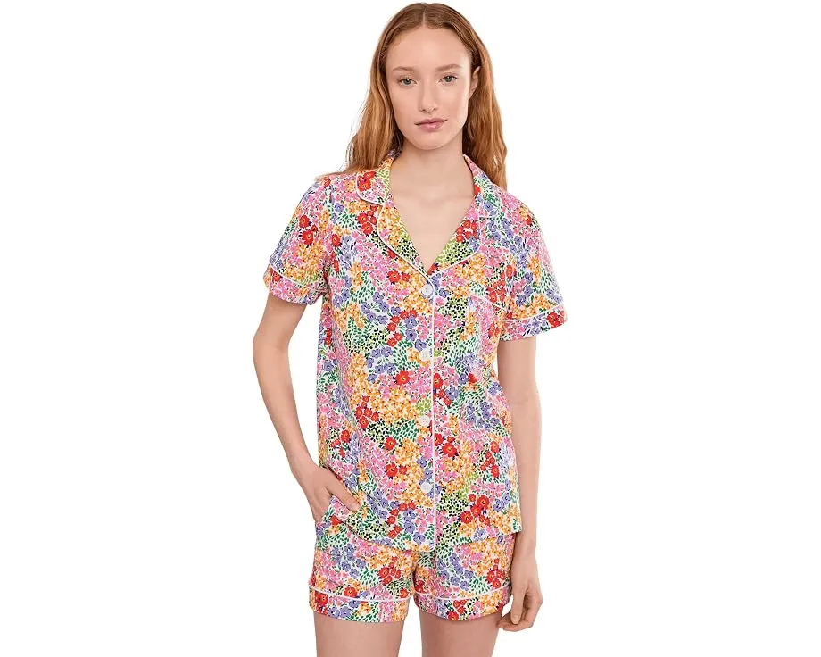Bedhead PJs пижамный комплект с короткими рукавами и шортами из хлопка