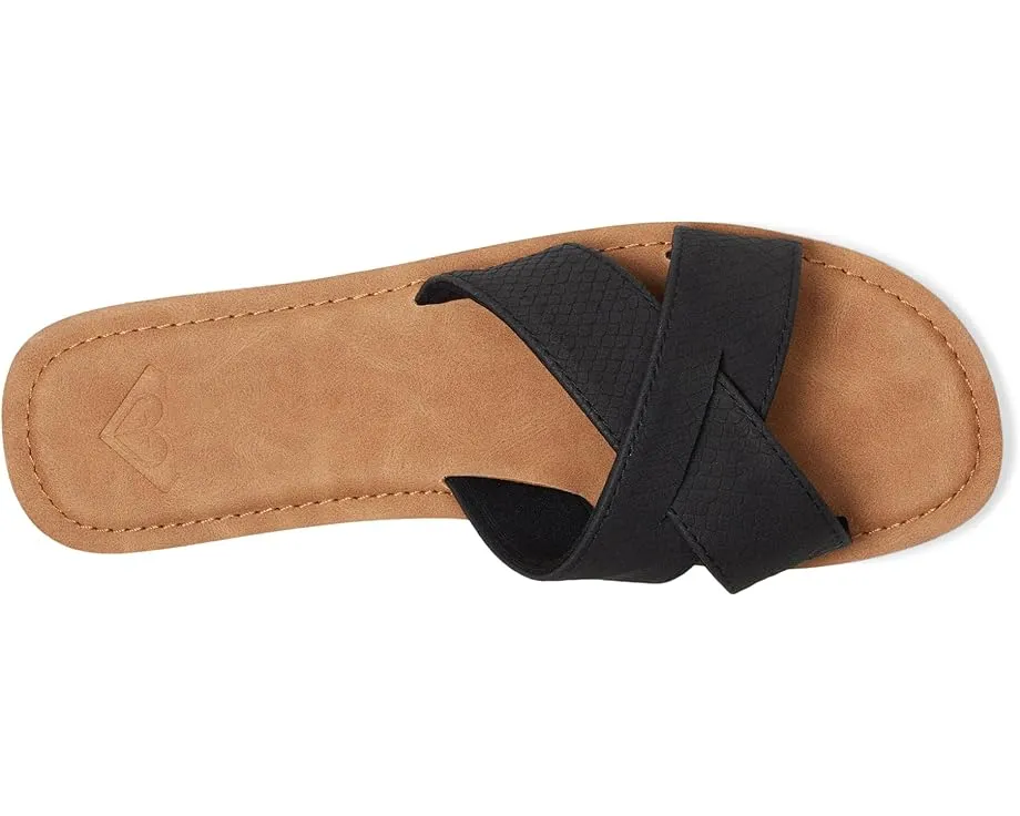 Сандалии Roxy Andreya с перекрещивающимися ремешками и резиновой стелькой