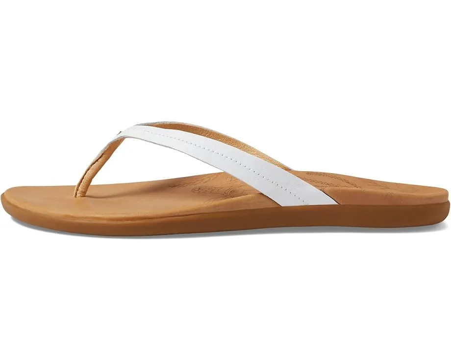Сандалии OluKai Honu из кожи с поддержкой свода стопы