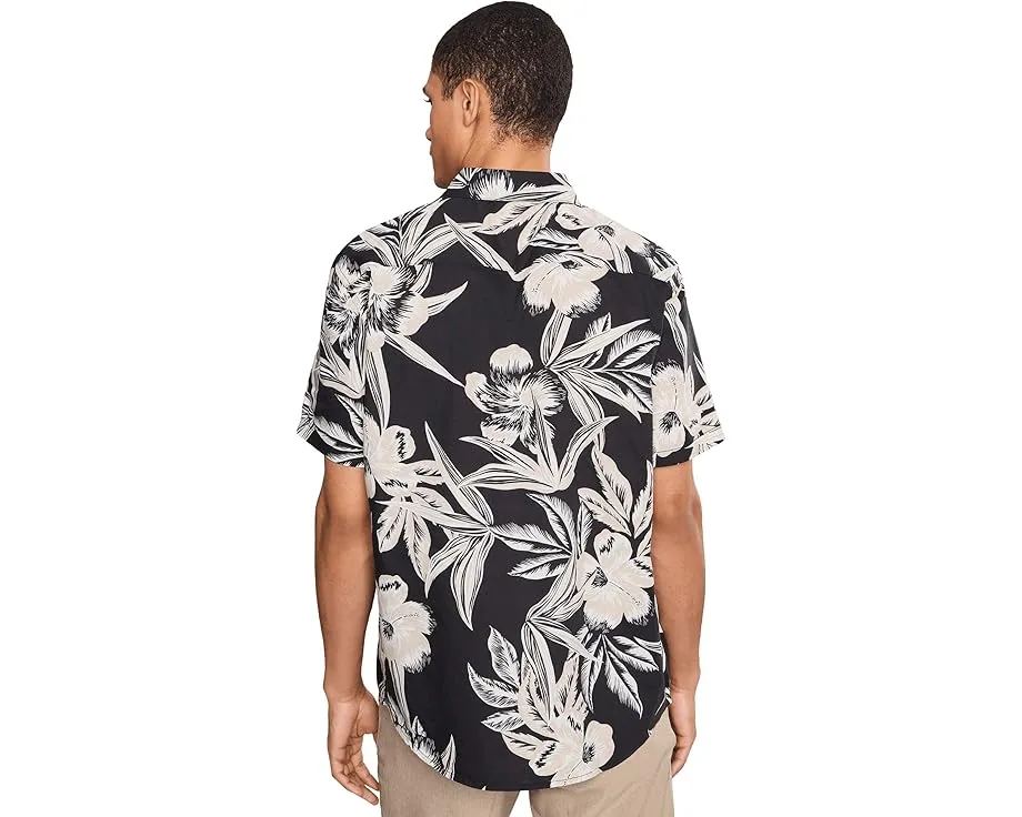 Рубашка RVCA Overspray Short Sleeve с флористическим принтом