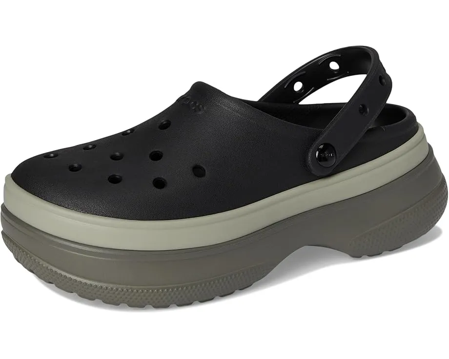 Кроссовки-клоги Crocs Classic Stacked с массивной подошвой