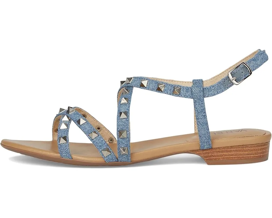 Босоножки Vaneli Basira с ремешками и декоративными заклепками