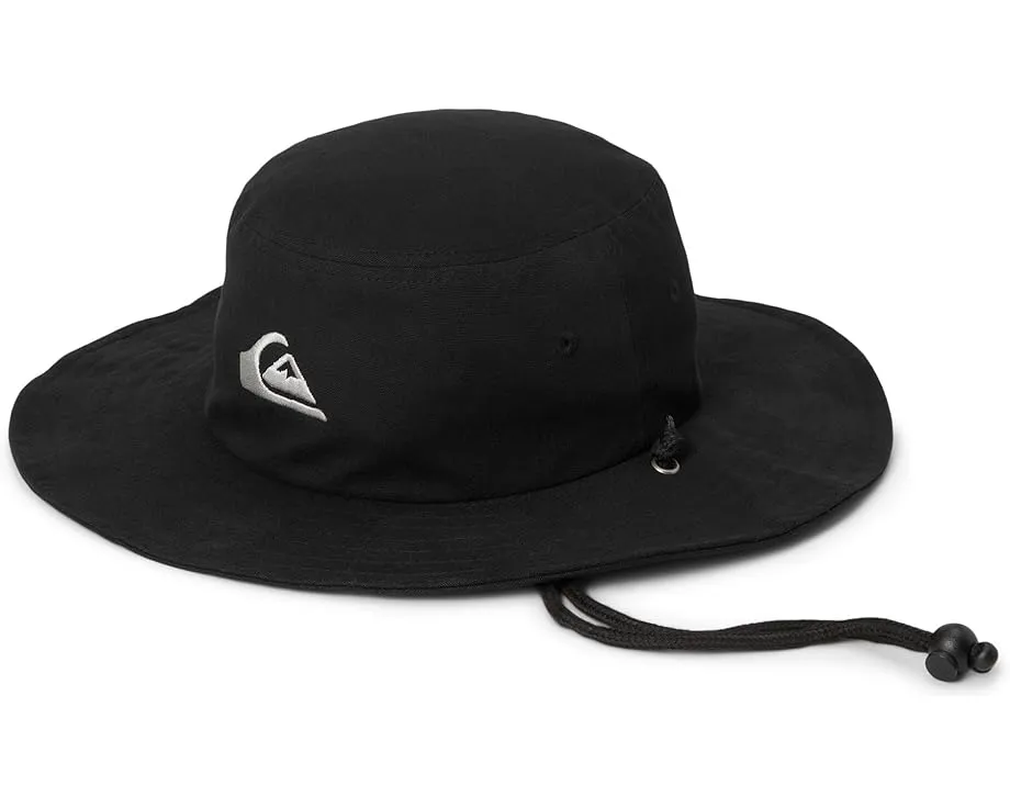 Шляпа Quiksilver Bushmaster из хлопка с регулируемым подбородочным ремнем