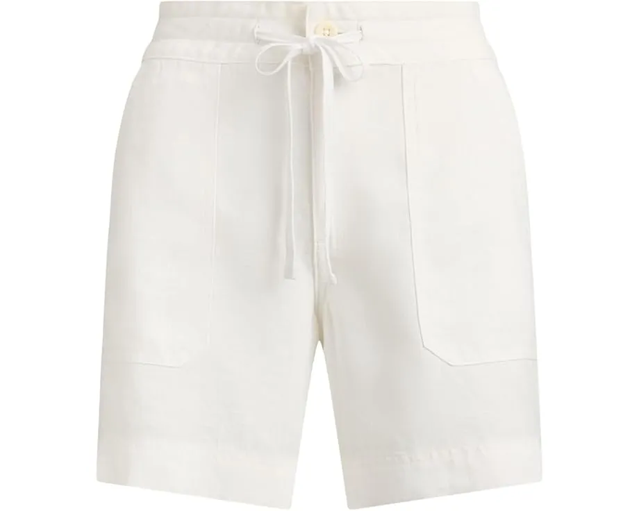 Шорты Linen Wide-Leg Drawcord из льна с широкими штанинами Lauren Ralph Lauren