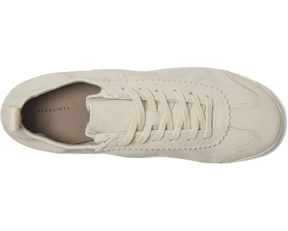 Кроссовки AllSaints Kenny Runner из премиальной кожи с закругленным носком