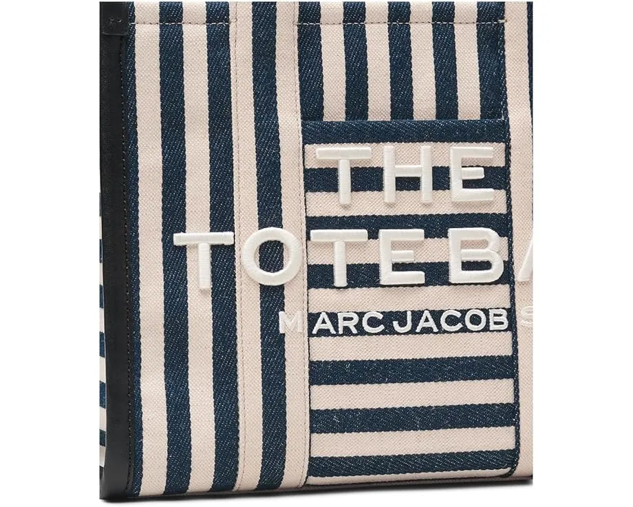 Средняя сумка-тоут Marc Jacobs The Stripe Canvas с полосатым принтом
