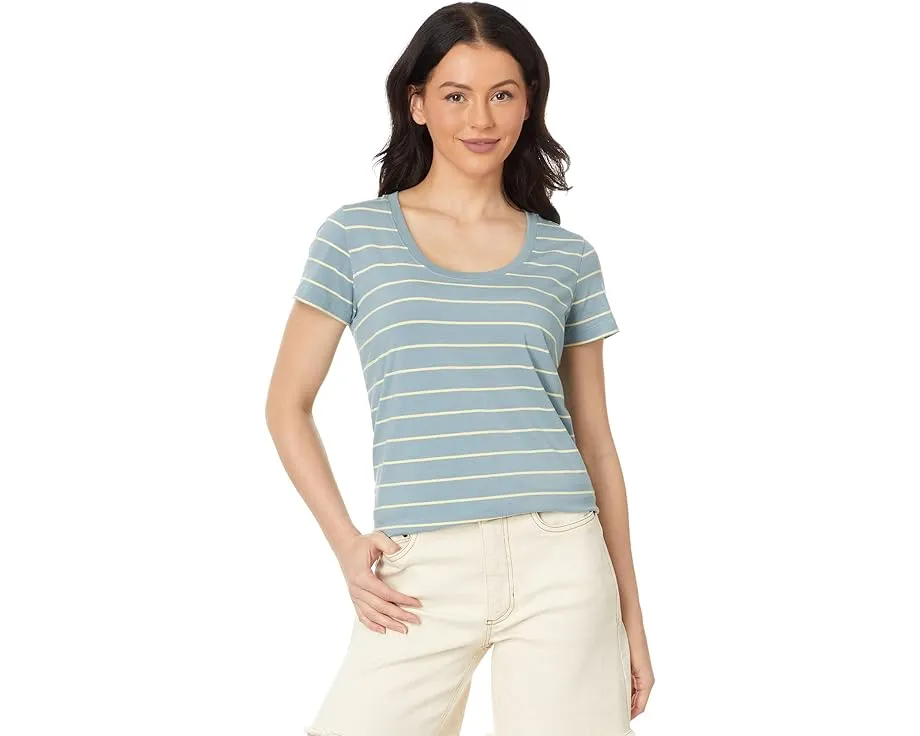 Мягкая футболка L.L.Bean с круглым вырезом и коротким рукавом из ткани Supima