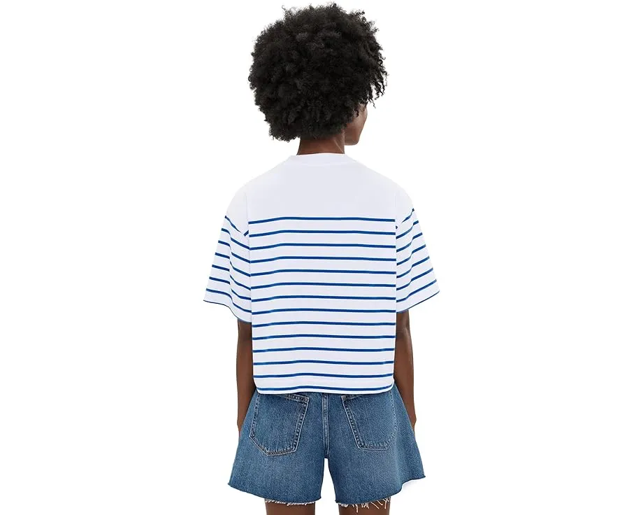 Футболка Boxy Tee Stripe Madewell в полоску