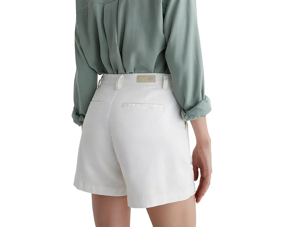 Шорты AG Jeans Jude из стрейч-твиля с прямым кроем и средней посадкой